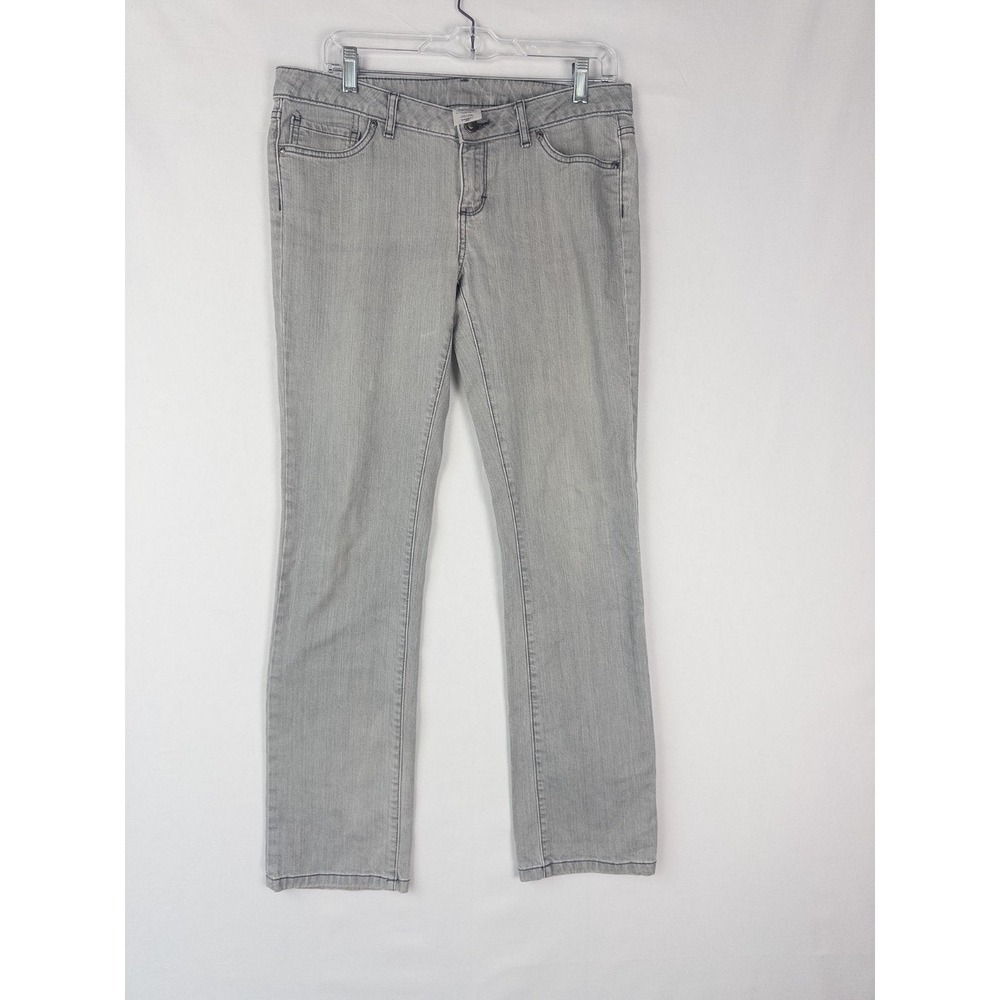 Patagonia Organic Cotton Jeans Womens 30 Gray Denim Straight Faded Mid Wash